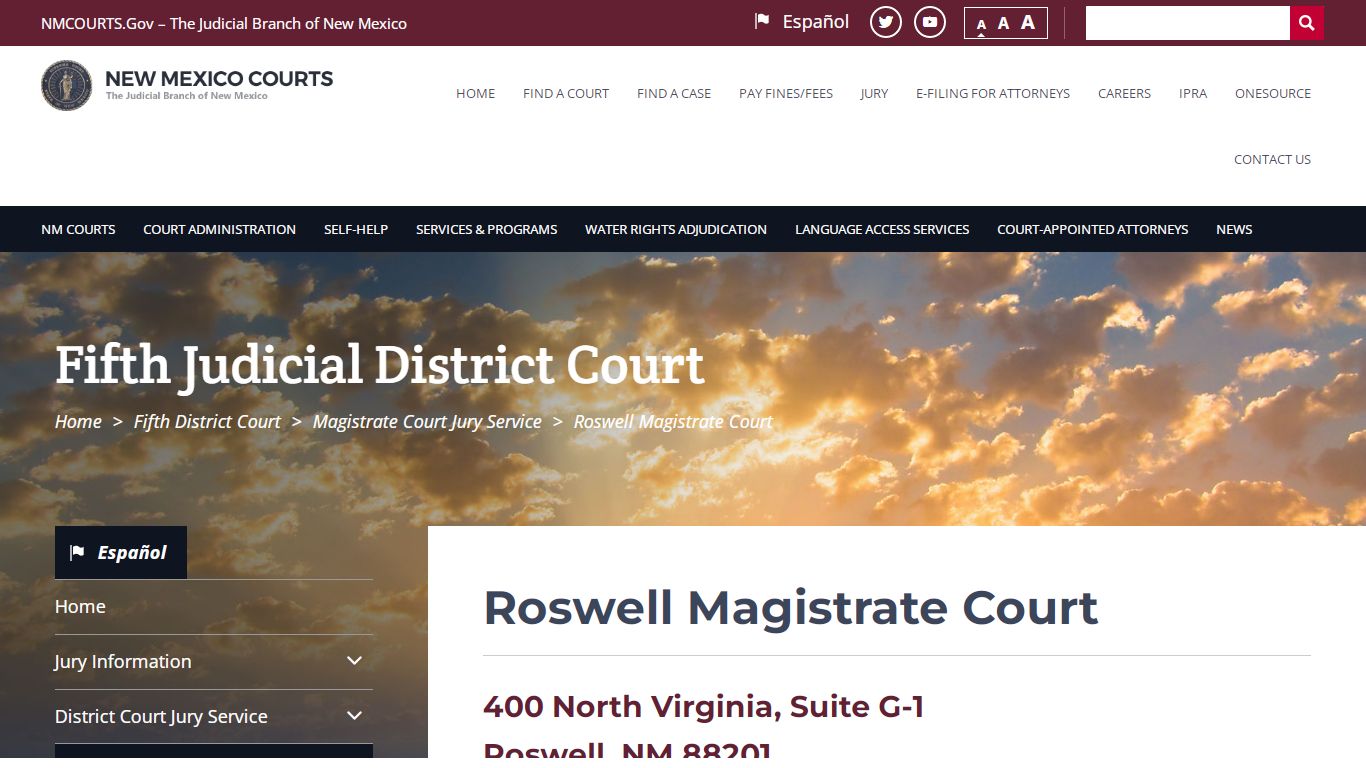 Roswell Magistrate Court | Fifth District Court - nmcourts.gov