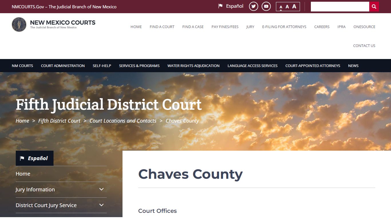Chaves County | Fifth District Court - nmcourts.gov