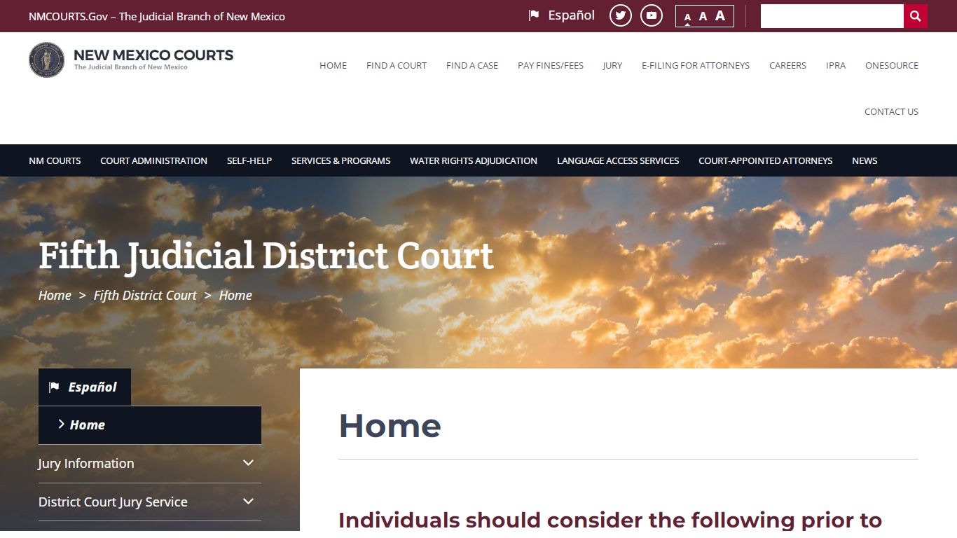 Fifth District Court | The Judicial Branch of New Mexico